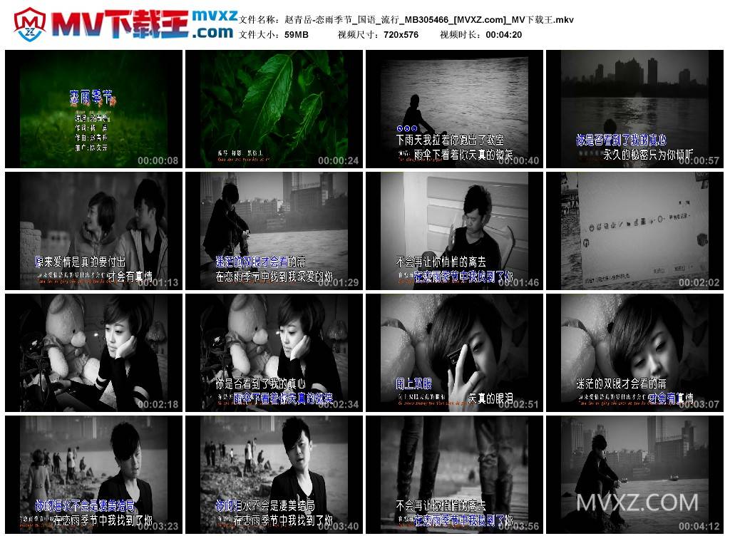 赵青岳-恋雨季节_国语_流行_MB305466